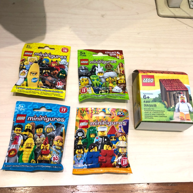 樂高 LEGO 71008 71013 71018 71021 5004468 熱狗人 香蕉人 玉米人 仙人掌人 公雞人