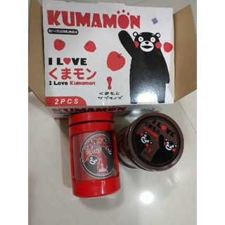 現貨 Kumamon 熊本熊 玻璃收納罐 糖果罐 600ml 2入