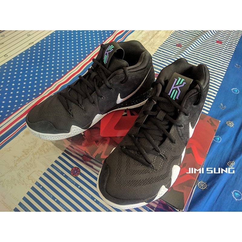 NIKE KYRIE 4 EP BLACK ICE 黑白 籃球鞋 XDR 厄文 943807-002 US7.5 非GS