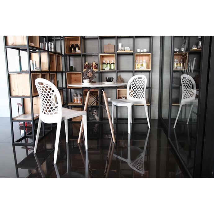 ‧°∴GOOD先生 ∴°‧ 台灣製造 通過SGS認證耐衝擊的優質餐椅(2入免運組)椅/貝殼椅/鳥巢椅/大樹椅 餐廳早餐店