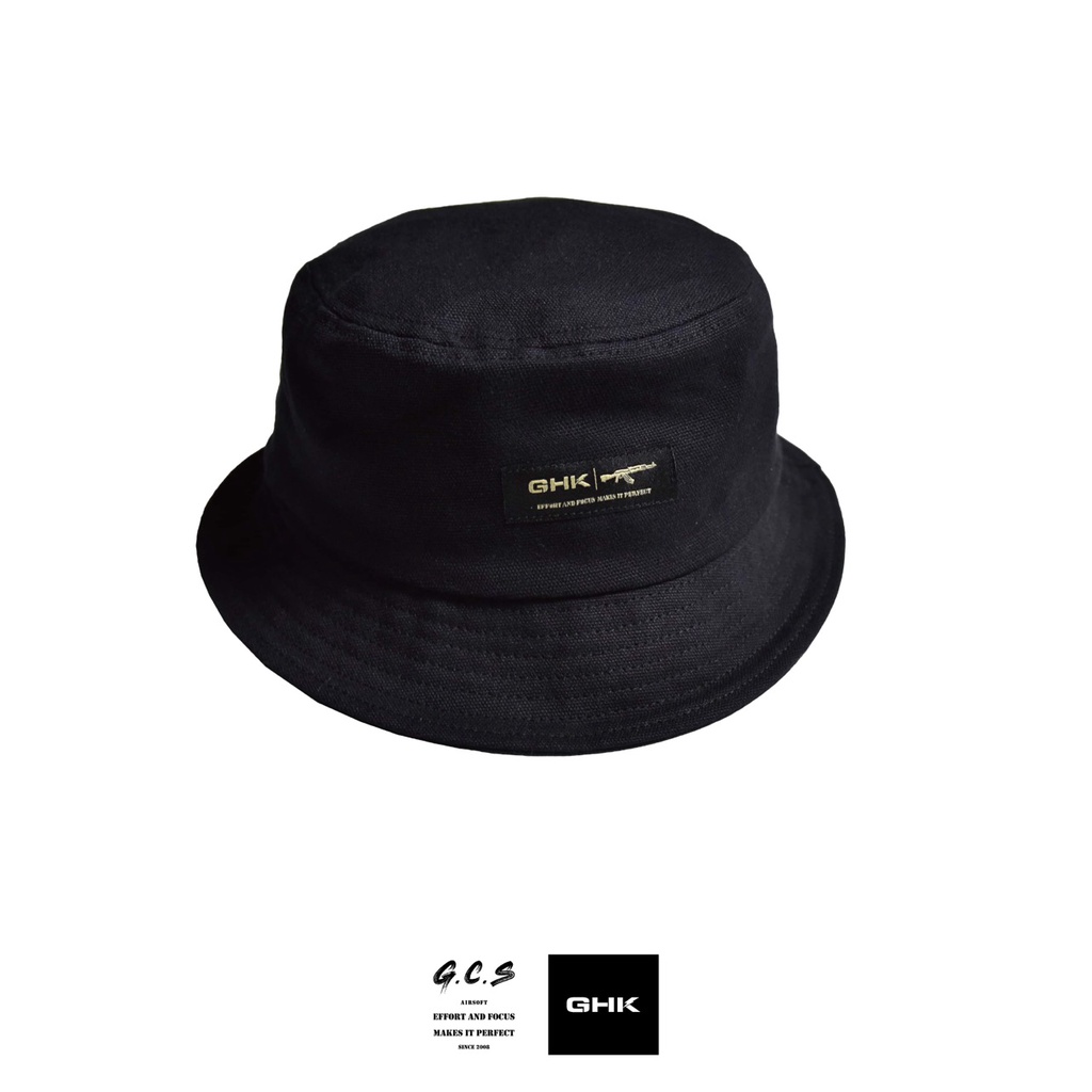C FOUR LAB🗿 GHK Canvas Bucket G402 黑色 軍裝 工裝 帆布 基本款 漁夫帽