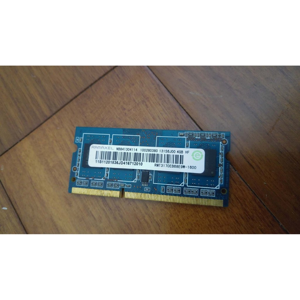 DDR3 1600 4G 雙面 RAMAXEL 筆記型電腦記憶體