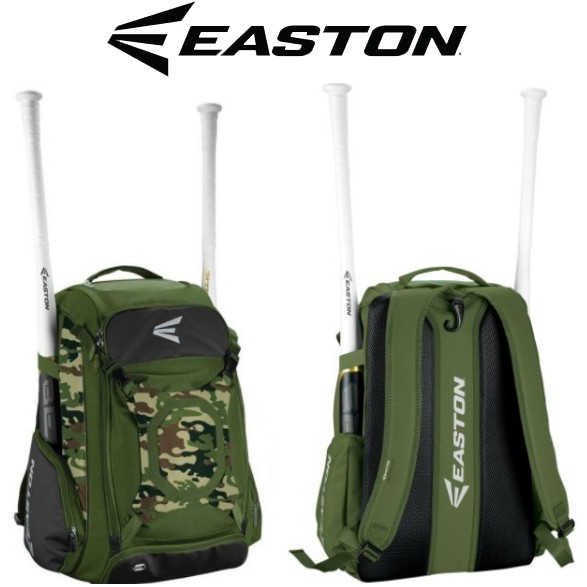 壘球裝備袋 個人裝備袋 EASTON 大容量個人後背袋  裝備袋 棒球裝備袋 遠征後背包 裝備袋 後背包 包包 迷彩綠