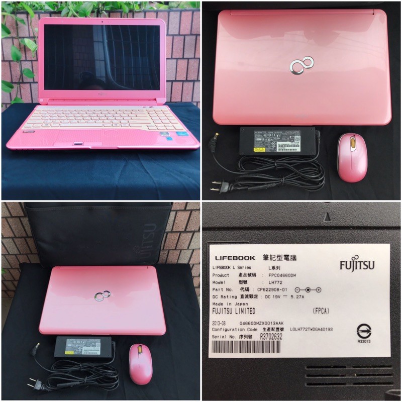 🇯🇵日本原裝 Fujitsu LH772 🌸櫻花粉14吋 富士通二手筆電