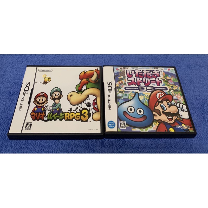 優質良品 Nds 正版二手遊戲片日版片瑪利歐與路易吉rpg 人生街道ds 3ds適用 蝦皮購物