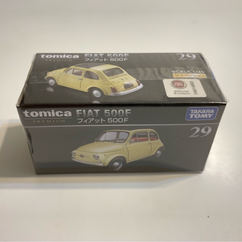 1/64 TOMICA TOMY 多美 黑盒 No.29 FIAT 500