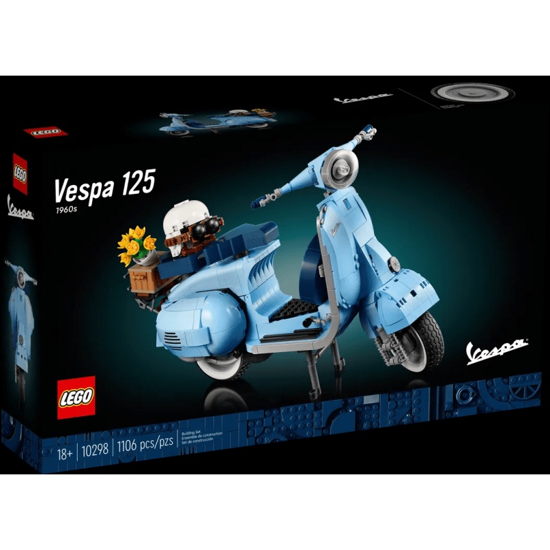 (高雄左營可面交)LEGO 10298 偉士牌機車 樂高 Vespa 125
