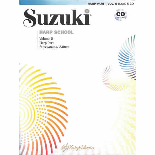 【凱翊︱AF】鈴木豎琴教本附CD第5冊 Suzuki Harp School Harp Part Vol.5 &amp;CD