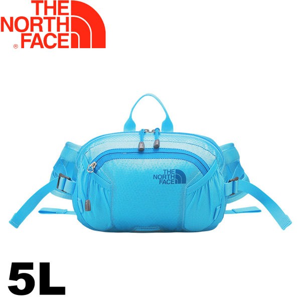 【The North Face 美國 5L 戶外多功能腰包《天空藍》】CA6Y/運動腰包/旅遊腰包/腰包/悠遊山水