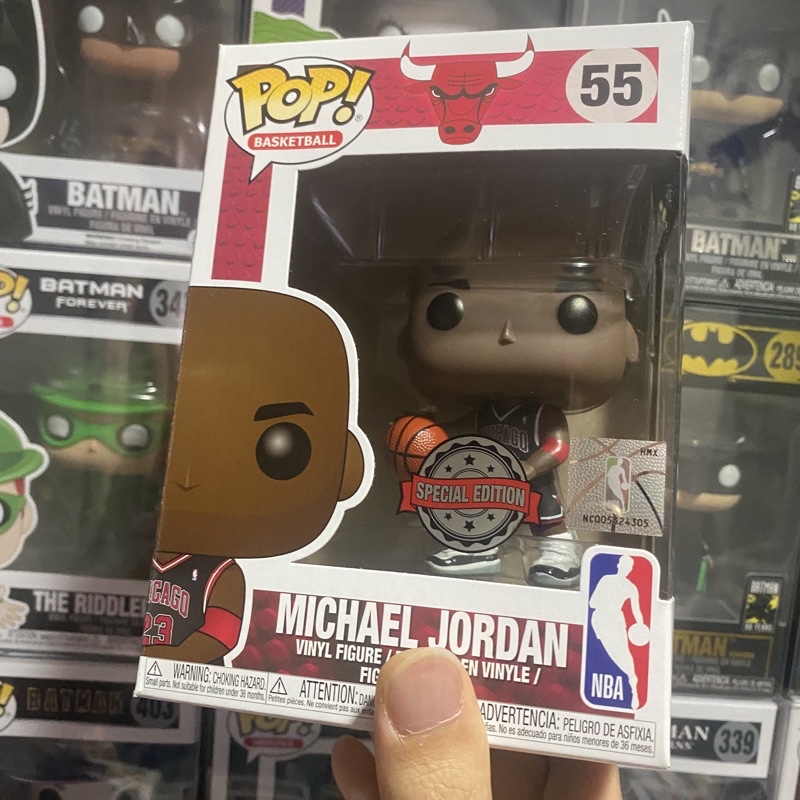 [李大] 正版現貨 Funko POP NBA 麥可喬丹 喬登 黑衣 客場 Michael Jordan #55