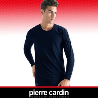Pierre Cardin皮爾卡登 蓄熱彈力棉圓領長袖衫(四色可選) 皮爾卡登衛生衣 皮爾卡登保暖衣