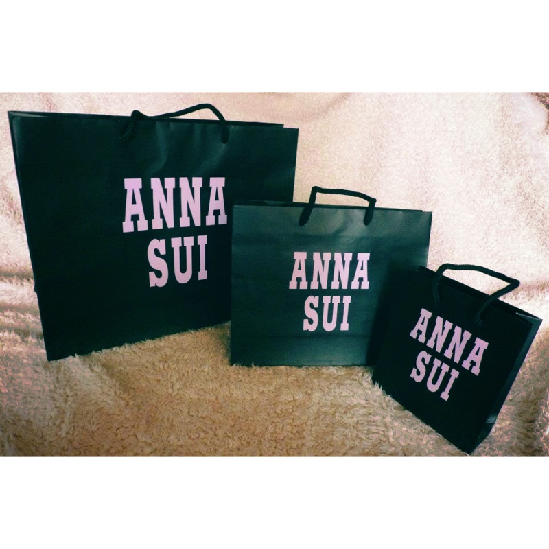 ANNA SUI 經典黑紫 紙袋