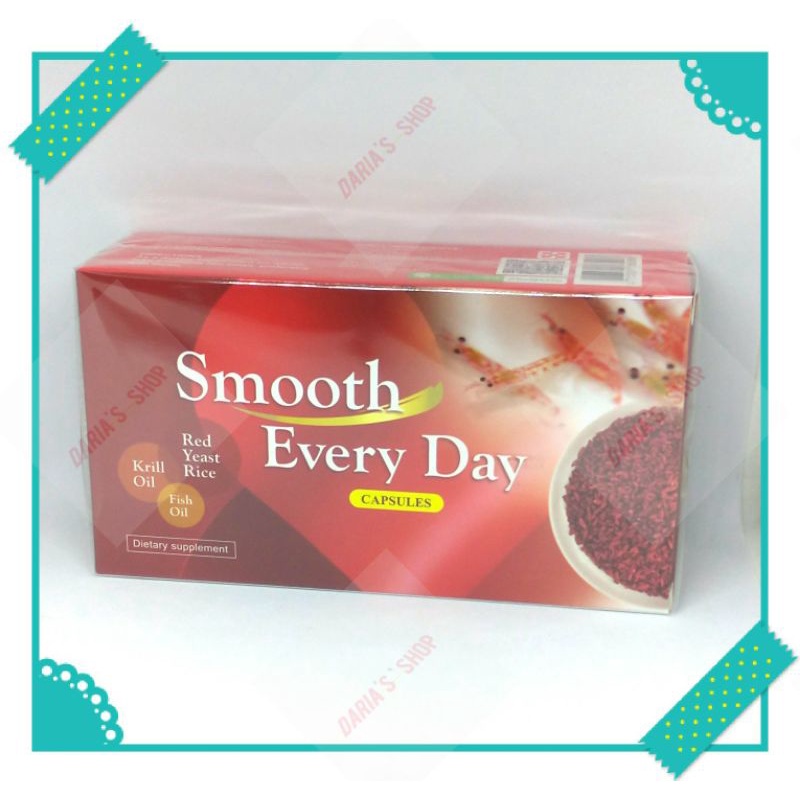 美國Natural D 紅麴磷蝦通暢配方SMOOTH EVERY DAY CAPSULES 保汝通複方軟膠囊