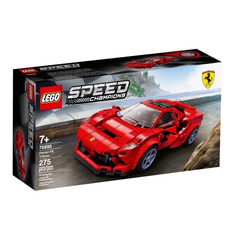 LEGO 76895 speed champions系列Ferrari F8 Tributo法拉利