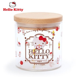 【 SAS日本限定 】三麗鷗 凱蒂貓 HELLO KITTY 冬季午茶時間 玻璃罐 / 收納罐 300ml