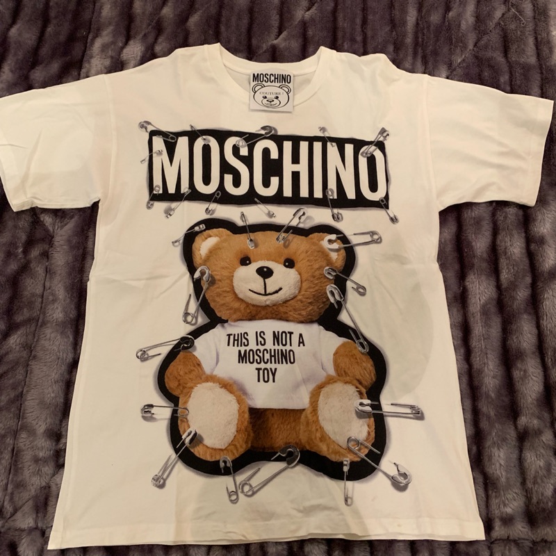 moschino別針小熊Tee9新