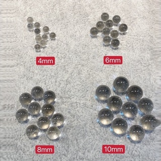 【肯爸水晶嚴選】天然全淨體無孔白晶/沒打孔/出口日本料/散珠/無孔/材料珠/DIY/單顆/單珠/飾品/水晶/天然/正能量