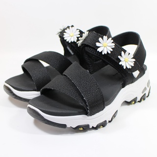 (D5)SKECHERS 童鞋 兒童涼鞋 D LITES SANDAL 厚底涼鞋 303100LBLK [SUN]