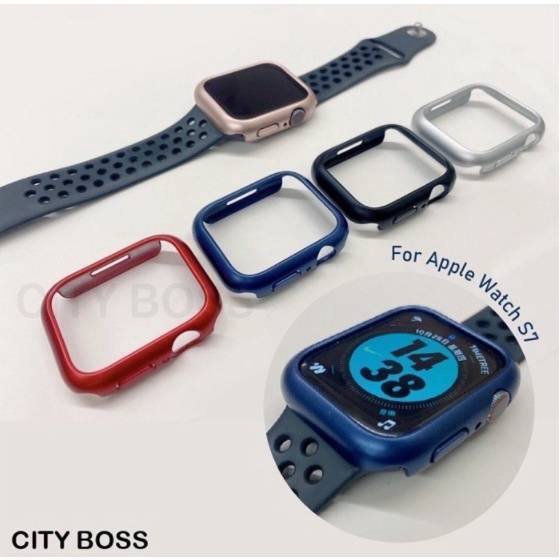 Apple Watch Series 7 一體成形錶殼 41mm/45mm 一體式防撞錶框 防摔錶 防撞 保護殼