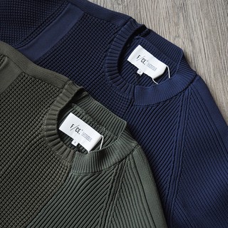 F/CE. F/CE.®LEFT RIGHT KNIT CREW 高街風格 拼接針織衫