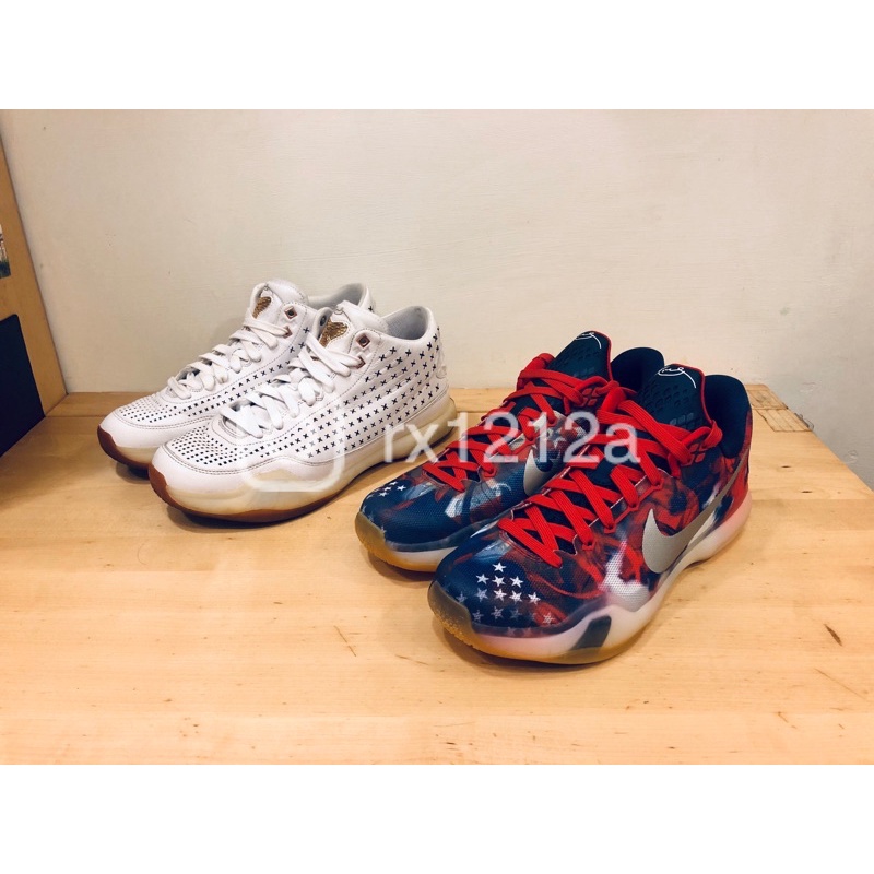 Nike Kobe X EP Independence Day 美國獨立日 全新 &amp; Mid EXT 二手