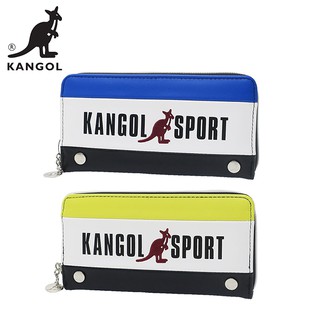 含稅 日本正版 KANGOL SPORT 皮革 長夾 皮夾 錢包 KANGOL 英國袋鼠