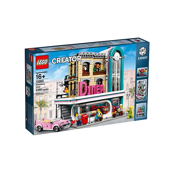 【積木樂園】樂高 LEGO 10260 街景系列 Downtown Diner 市中心餐廳