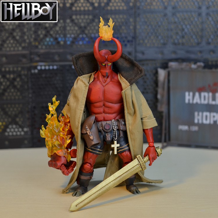 現貨精品下殺國貨千值練地獄男爵hellboy 6寸可動人偶玩具手辦模型玩具 蝦皮購物