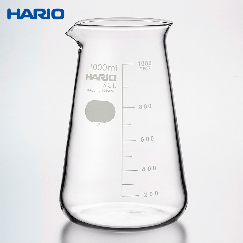 HARIO SCI 錐形燒杯 1L 2L 燒杯 實驗燒杯 耐熱玻璃 多種尺寸