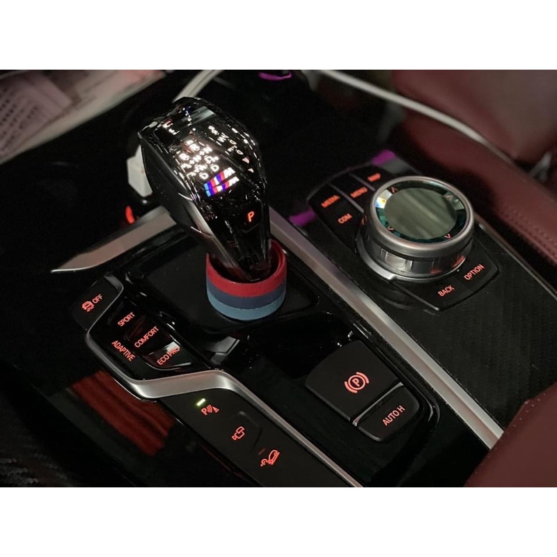 BMW 水晶排擋頭 水晶旋鈕 啟動按鍵  新款M彩標 三件套  適用 F G系底盤