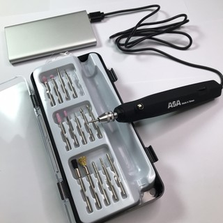 【美德工具】台灣製ASA USB可調速電動雕刻筆 日本馬達電刻筆 電動雕刻機 電動刻磨機