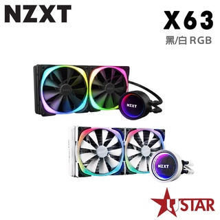 NZXT 美商恩傑 全新海妖三代 Kraken X63 RGB 280mm一體式水冷散熱器(白) RL-KRX63-RW