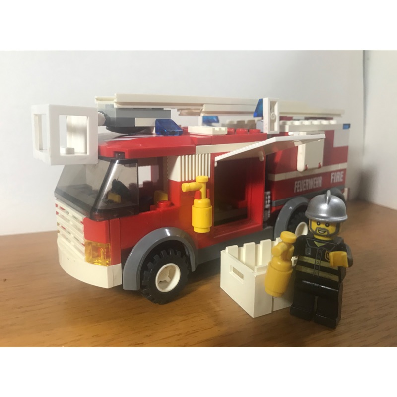 可議價！！！！二手 樂高 LEGO 7239 消防車