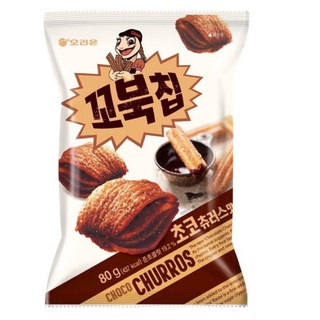 韓國必買~ ORION好麗友 烏龜玉米脆片餅乾 巧克力吉拿棒風味 80g/包