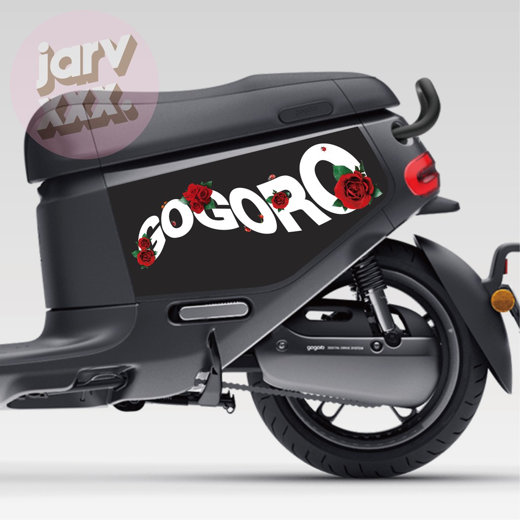 jarvxxx. 品牌概念設計 ROSES gogoro 玫瑰 Gogoro 2 創作面板 車貼設計