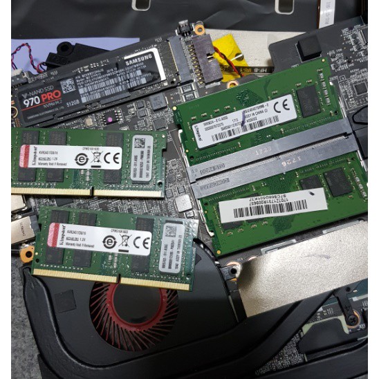 筆電 DDR4 2400 8G*2 金士頓 拆機品