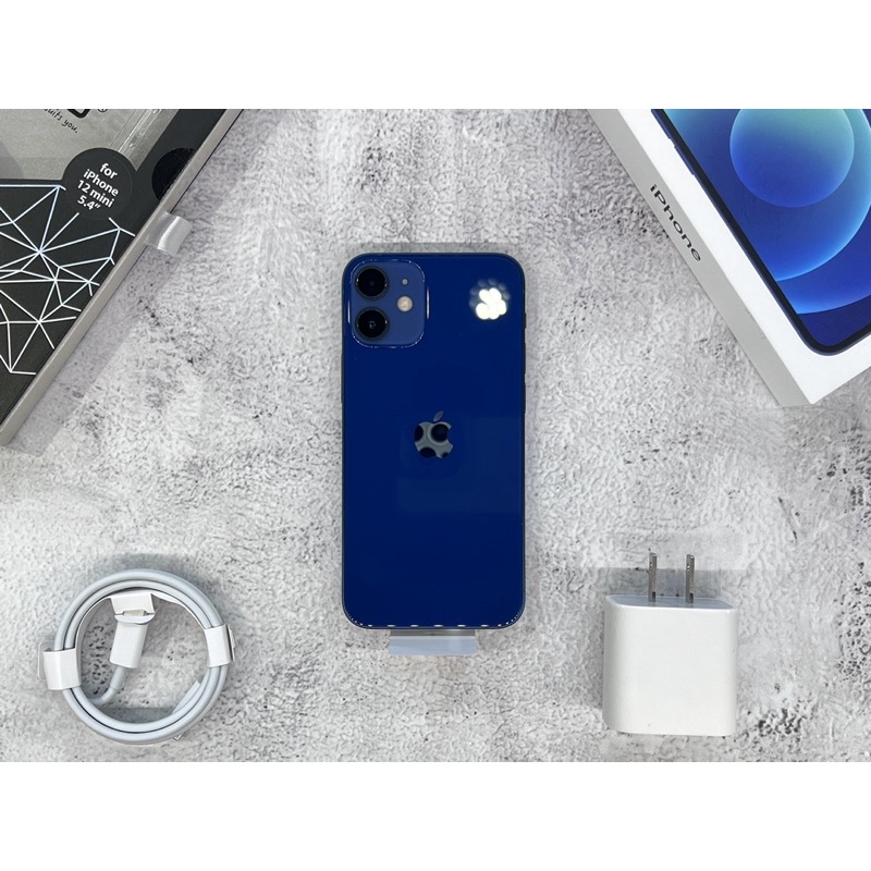 最高折＄5000♠️二手機 iphone 12 mini 256G 藍色 台灣貨