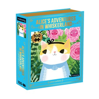 歐美進口拼圖Galison（美國）/100片/Cat Alice Adventures Whiskerland