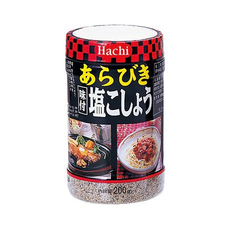 Hachi哈奇黑胡椒鹽200g/罐  氣炸鍋用胡椒粉  黑胡椒 炒飯會胡椒鹽