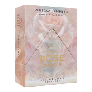 玫瑰神諭卡英文版,贈中文翻譯｜The Rose Oracle，44張指引朝向奉獻和美麗之路，古老女神的秘密象徵【左西】
