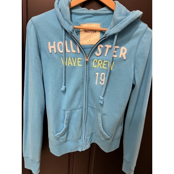 2手👋Hollister 天空藍連帽外套