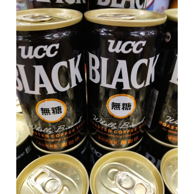 UCC無糖黑咖啡飲料185g*30入