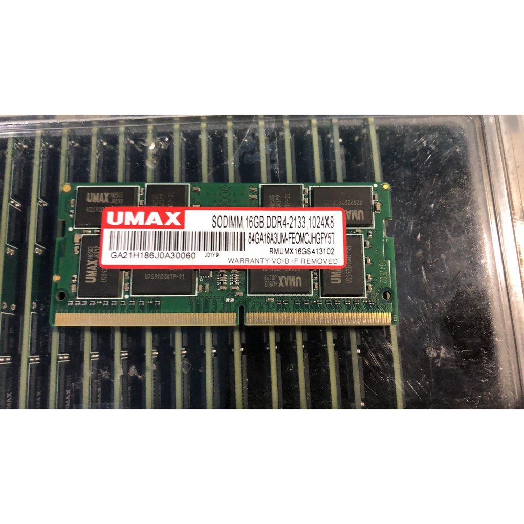 UMAX世成 NB筆電DDR4  2133 16G