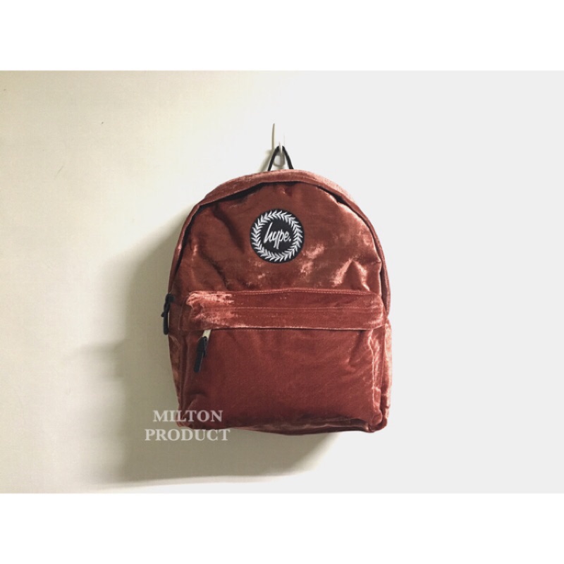 hype velvet backpack