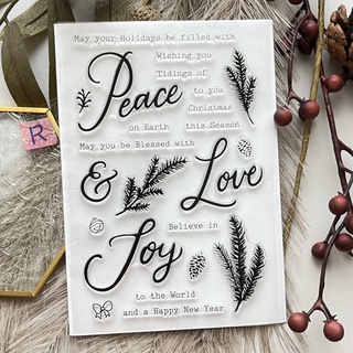 s k joy peace 1080花卉印章 love 透明印章 水晶印章