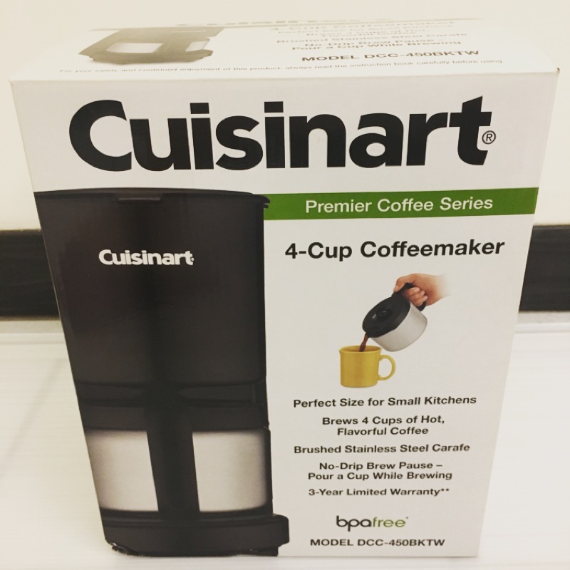 Cuisinart 不鏽鋼咖啡機四杯份