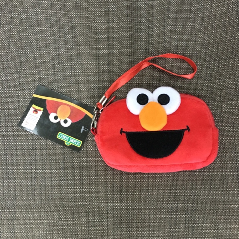 Elmo紅色證件零錢包