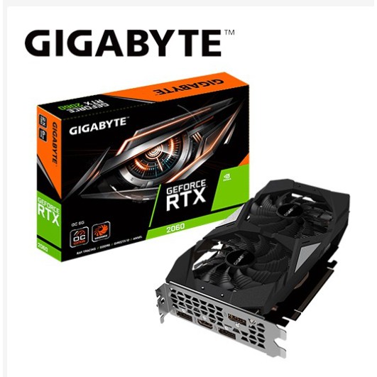 全新附發票 GIGABYTE 技嘉 RTX 2060 OC 6G 顯示卡（全新未使用未注册）