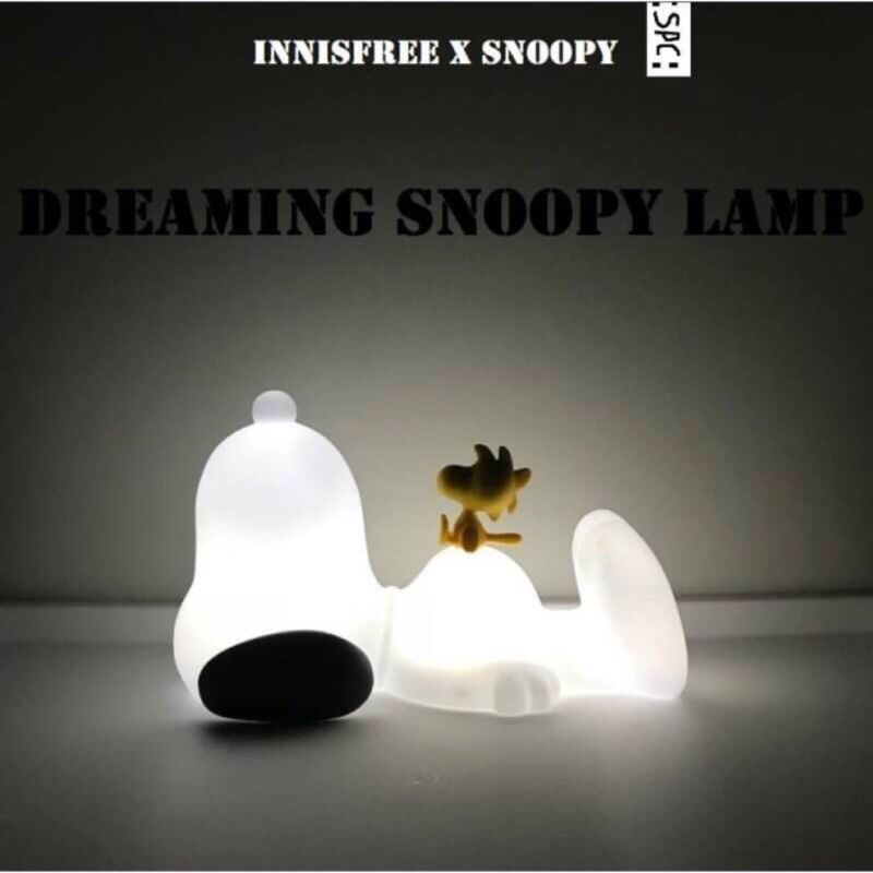 韓國 2018 限量聯名 innisfree X Snoopy LED夜燈