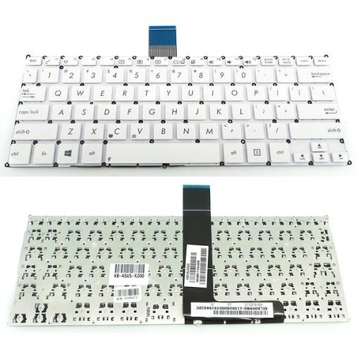 華碩 VivoBook X200CA X200MA X200LA F200CA F200MA 筆記本電腦鍵盤白色